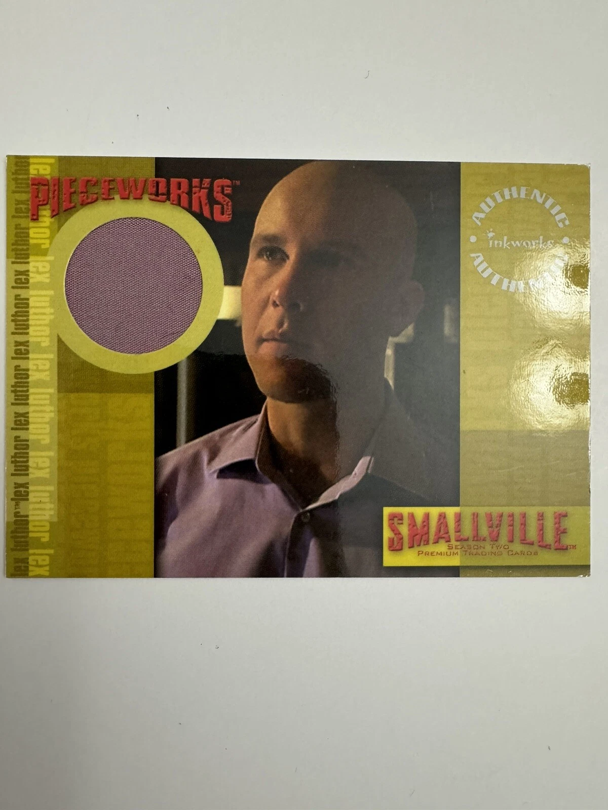 Smallville Season 2 Pieceworks Wardrobe Card Micha